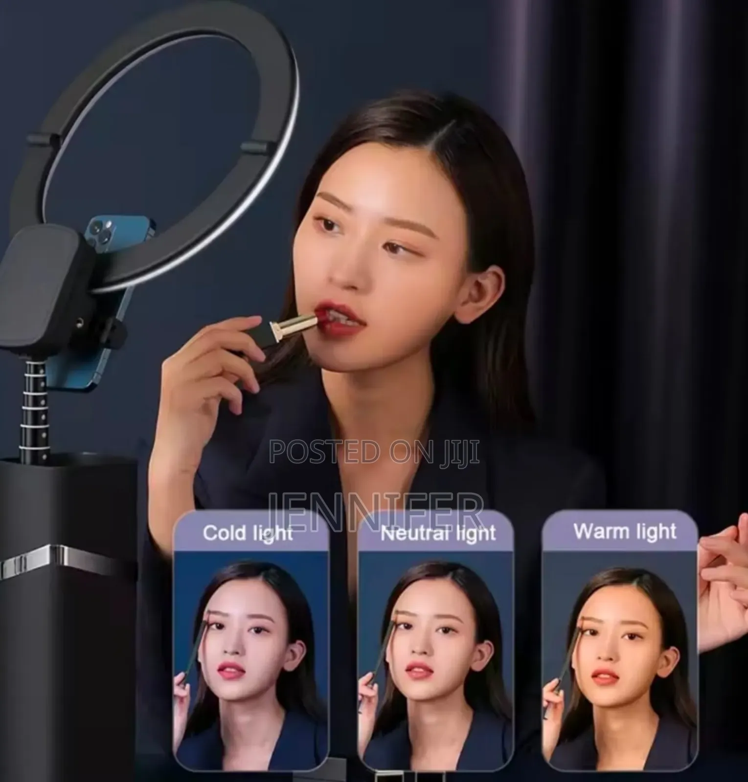 10inch Portable Foldable Rechargeable Ring Light