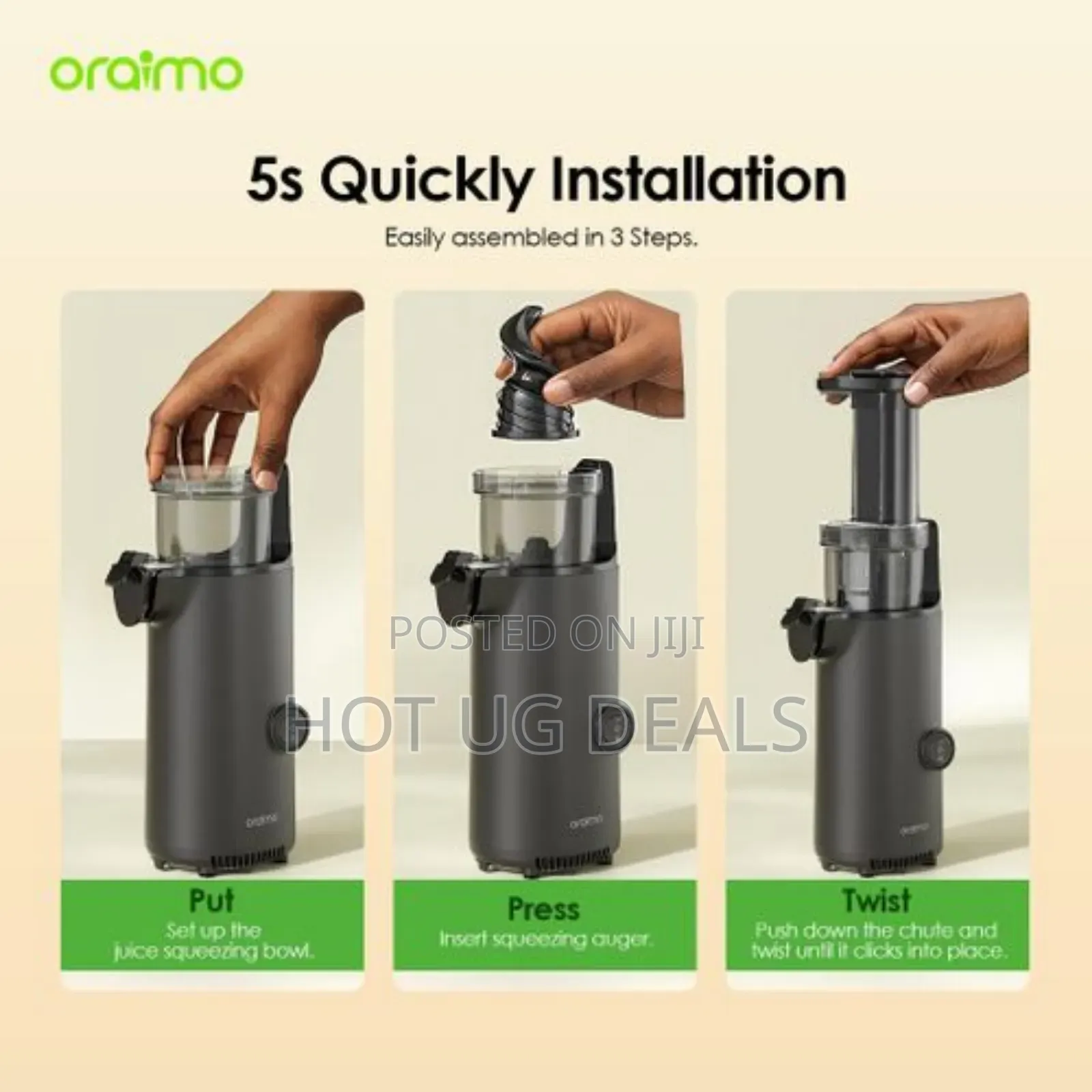 Oraimo Easyjuice Mini Portable Slow Juicer