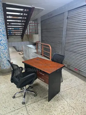 Office Desk Office Desk With 2 Chairs (Waiting and Working Chair)