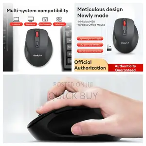 Lenovo Thinkplus M30 Is a Wireless Office Mouse