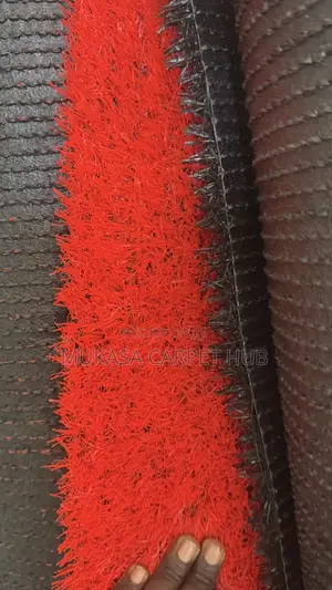 Luxury Red Grass Carpet | Artificial Lawn for Home Balcony