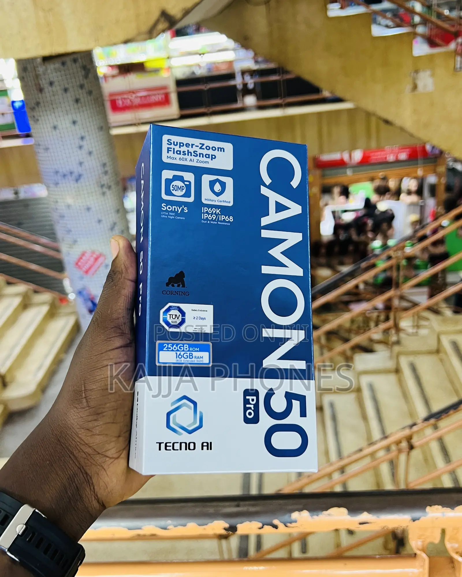 New Tecno Camon 50 Pro 256 GB Black