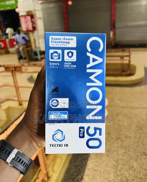 New Tecno Camon 50 Pro 256 GB Black