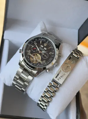 Men's Authentic Chronograph Rolex Mechanical Wrist Time Piece