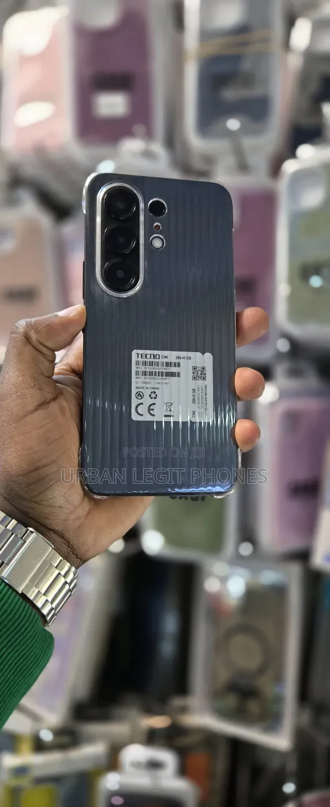 New Tecno Camon 50 256 GB Black