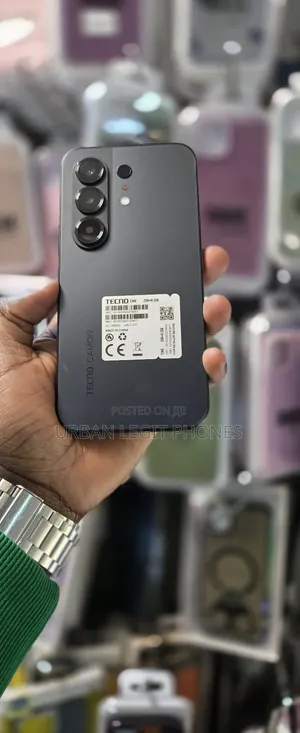 New Tecno Camon 50 256 GB Black