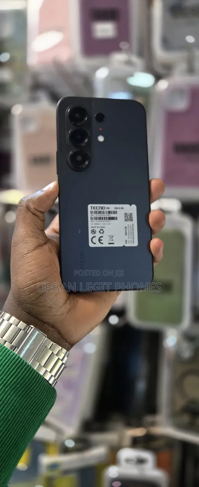 New Tecno Camon 50 256 GB Black
