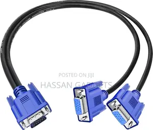 Vga Splitter Cable 1080p Dual Vga Monitor Y Cable