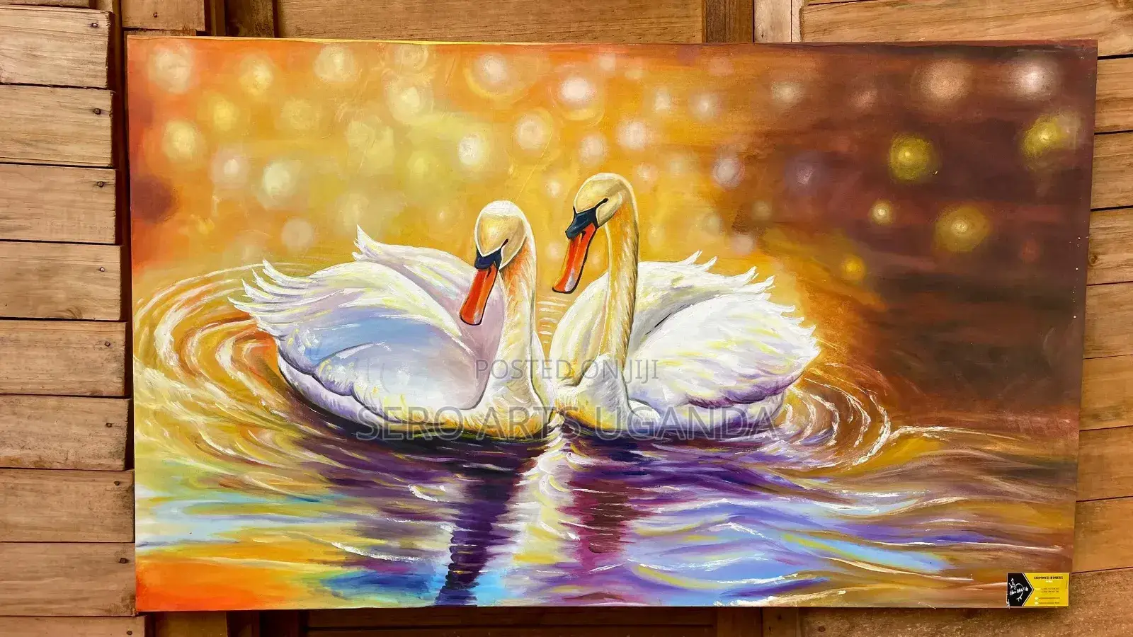 Beautiful Swan Painting