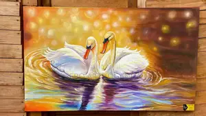 Beautiful Swan Painting