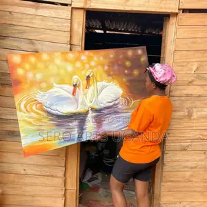 Beautiful Swan Painting