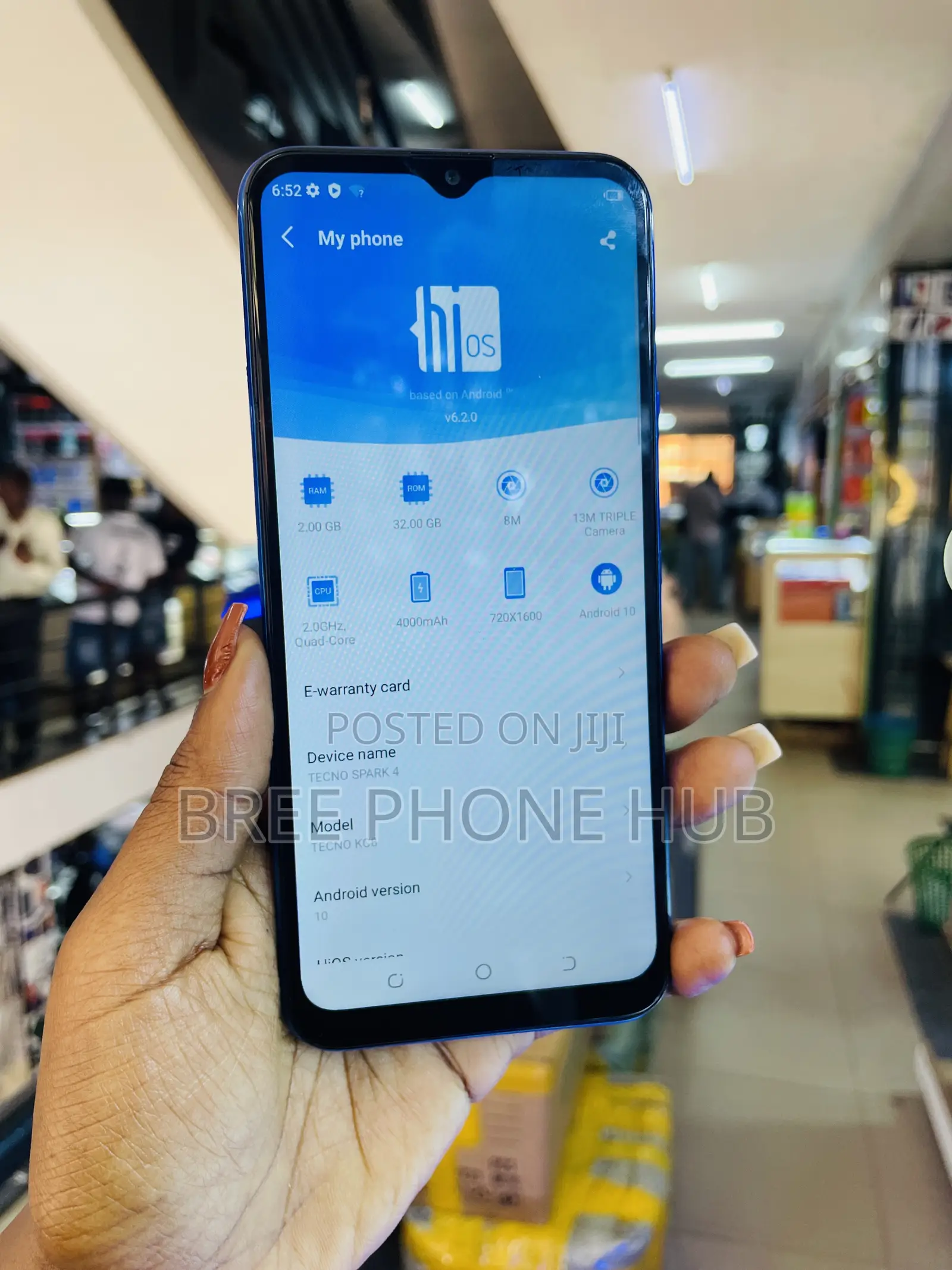 Tecno Spark 4 32 GB Blue