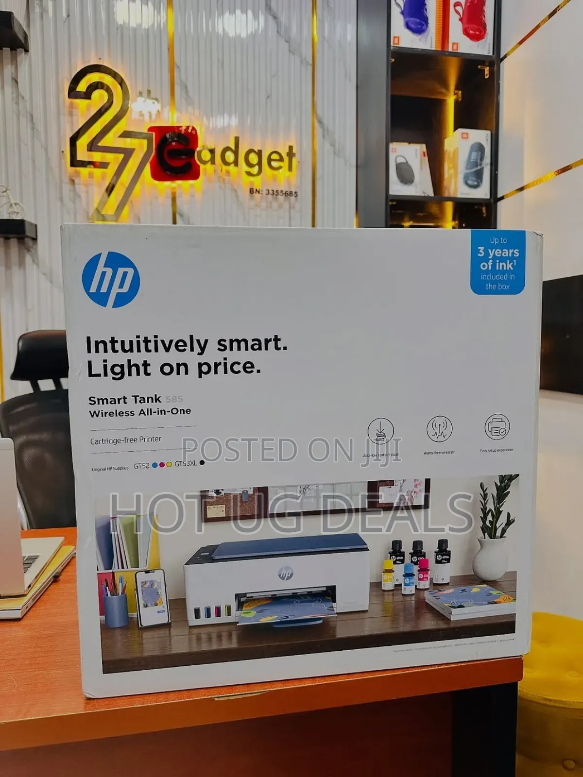 Hp Smart Tank 585 Wireless All In One Printer Print Scan Copy