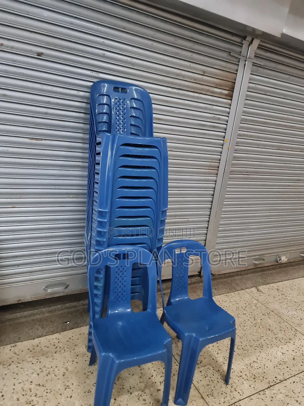 Malaysia Plastic Chairs Plastic Chairs Armless Blue