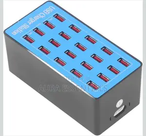 100w 20-Port Usb Smart Charger Station
