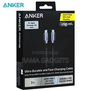 Anker Prime Thunderbolt 4 Cable, a High-Speed Data and Charging Cable.