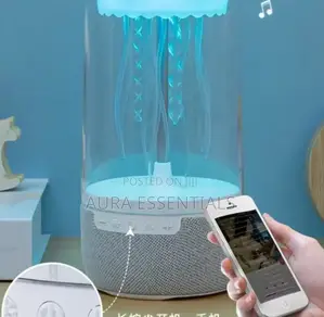 Jellyfish-Shaped Bluetooth Speaker and Mood Lamp
