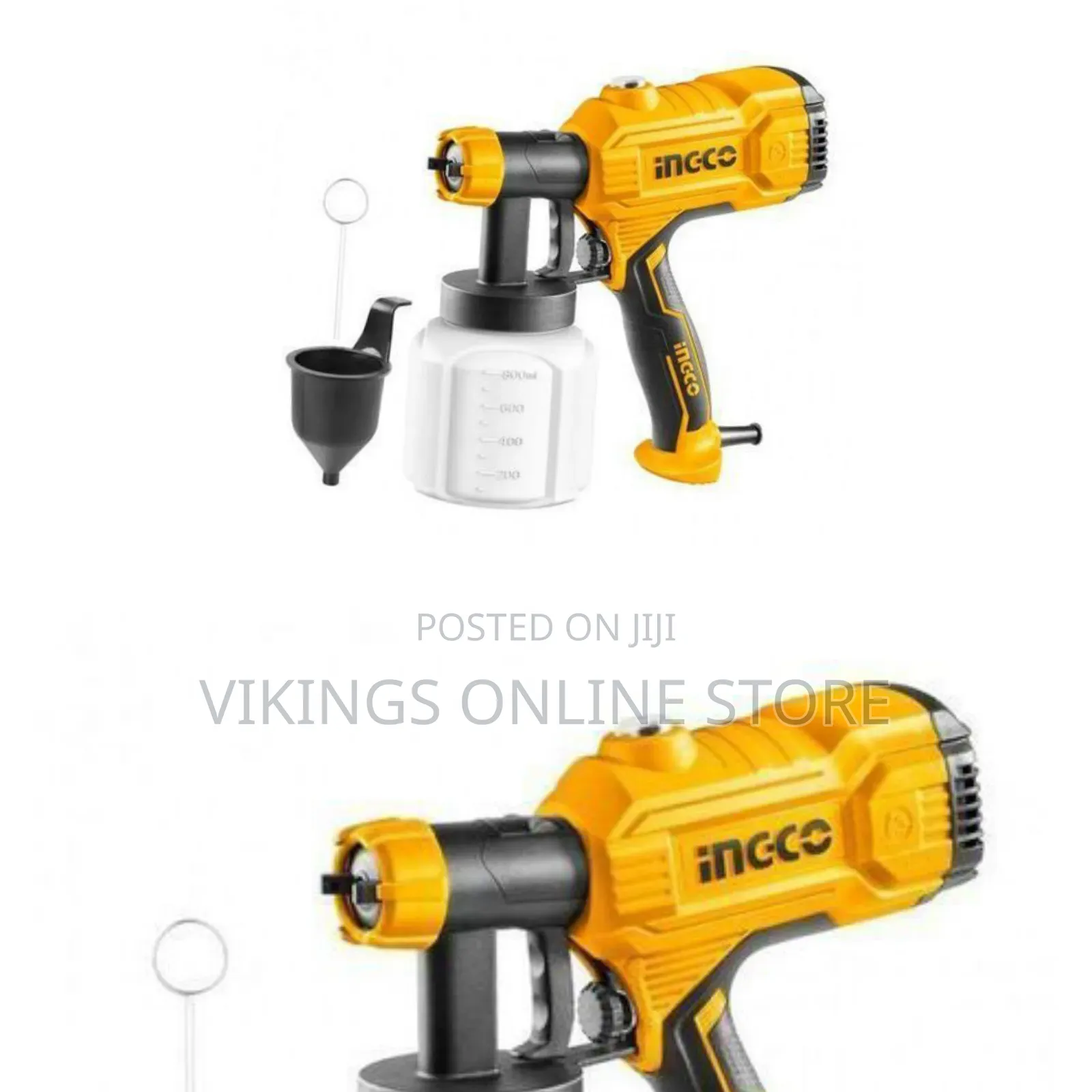 Ingco Spray Gun-Yellow
