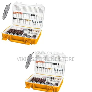 Ingco 420pcs Accessories Set for Mini Drill /Die Grinder-Orange/Silver