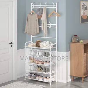 Multi-Functional Shoe and Hat Rack,