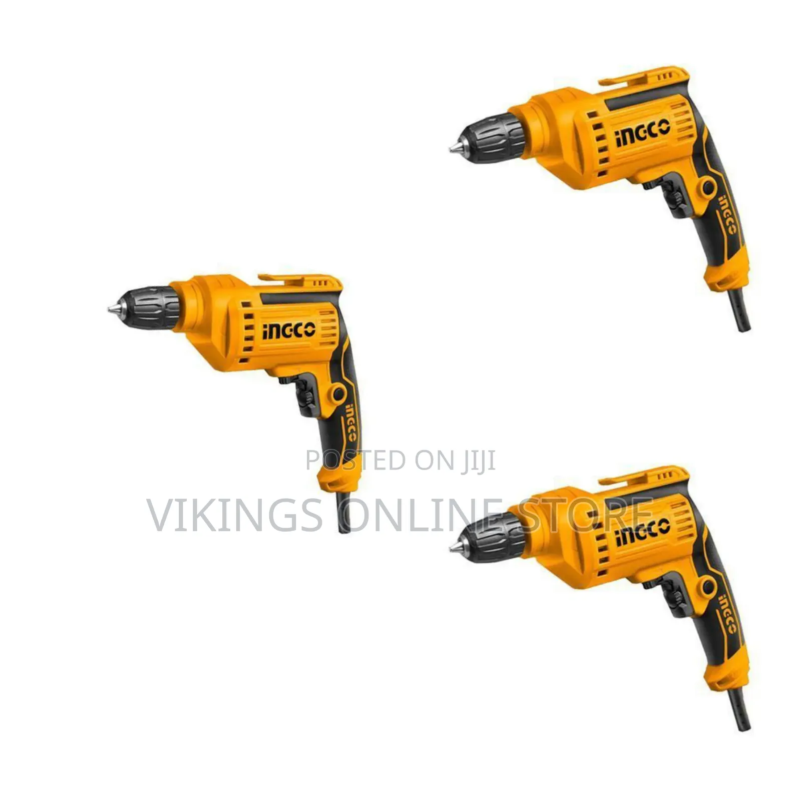 Ingco Industrial Electric Drill - Yellow