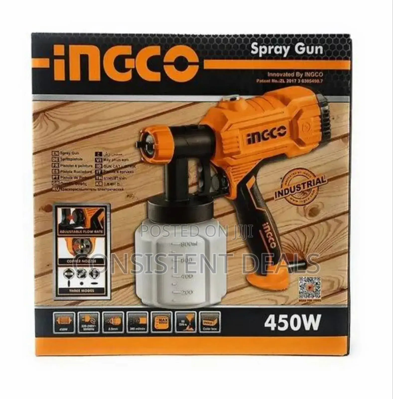 Ingco 450w Electric  Spray Gun