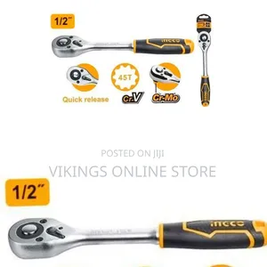 Ingco Hrth0812 - Ratchet Wrench - Orange