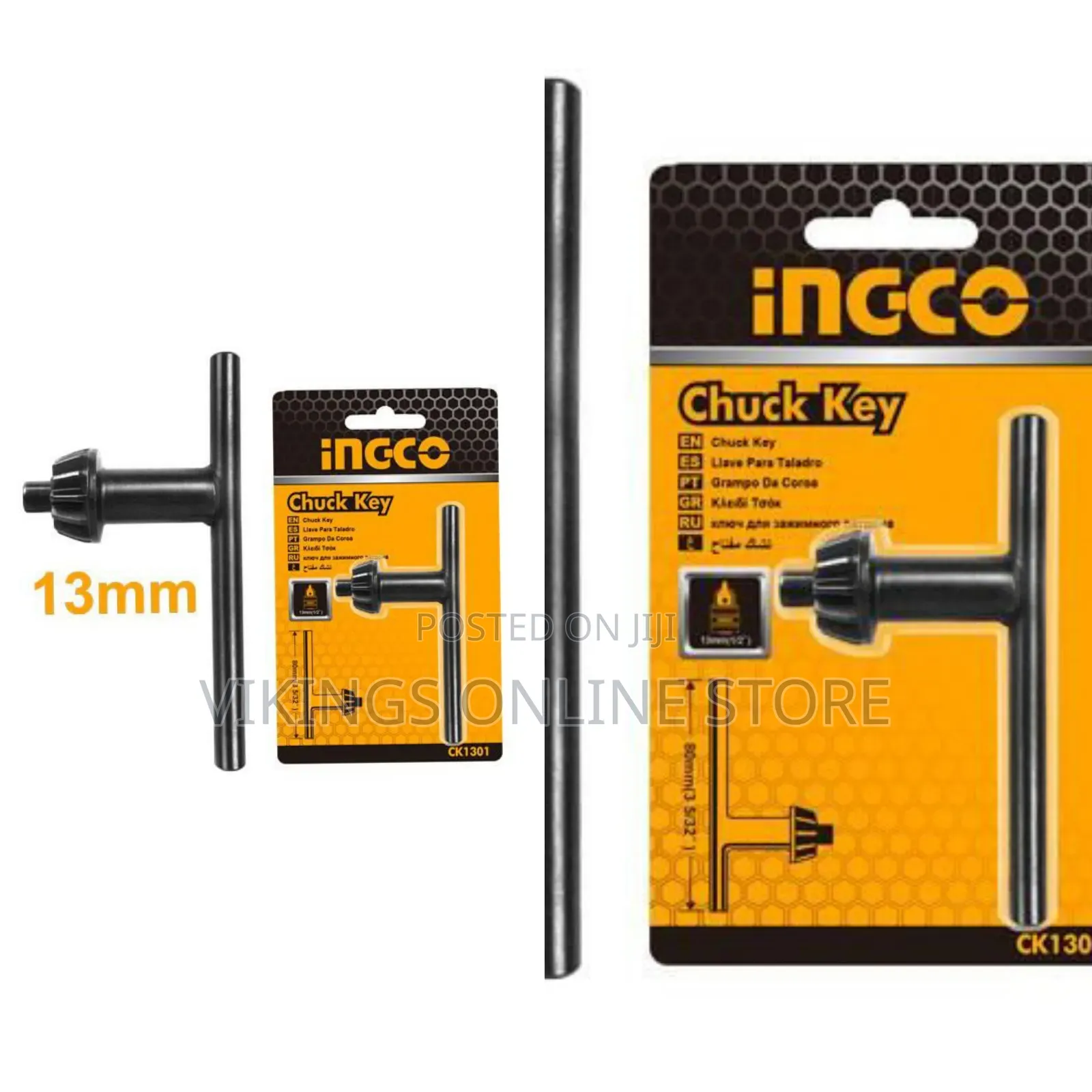 Ingco Ck1301 - Chuck Key - Orange