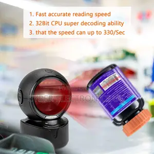 Automatic Desktop Barcode Scanner Handfree Usb Wired Qr Barcode Reader
