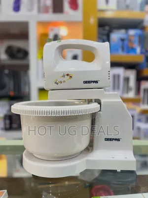 Geepas Hand Mixer With Stand & Bowl, Model Ghb2002n.