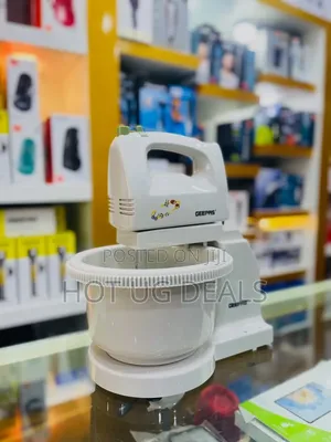 Geepas Hand Mixer With Stand & Bowl, Model Ghb2002n.