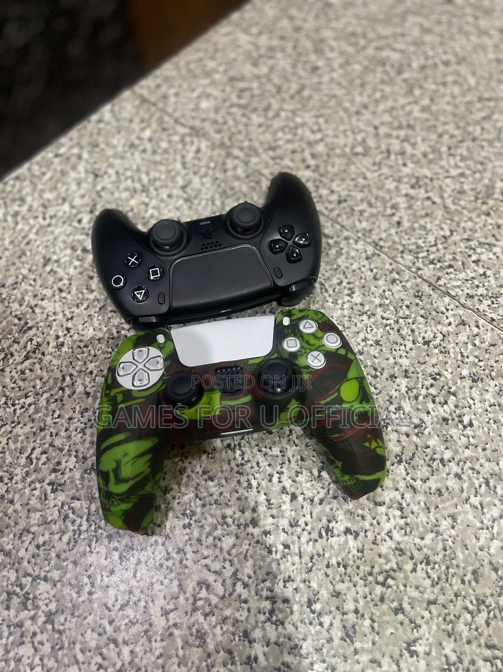 Ps5 Pads Customized White/Black Original Used Uk