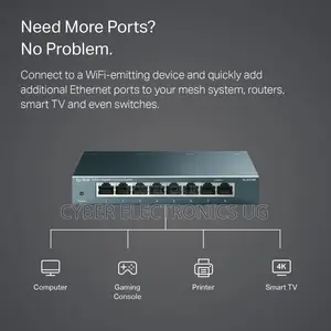 Tp-Link 8 Port Gigabit Ethernet Network Switch - Ethernet Splitter