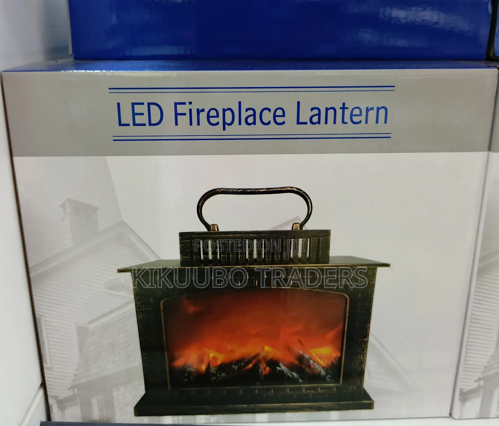 Led Tabletop Fireplace Lantern