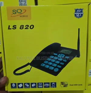 Landline Phone Sq Mobile Ls-820 Dual Sim Landline Phone
