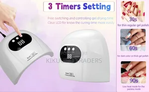 Uv Led Nail Lamp,88w Uv Light for Nails Professional 3 Timer Setting