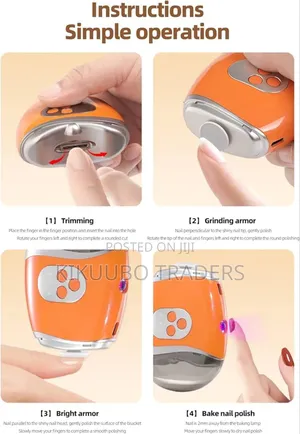 Electric Nail Machine Designed for Trimming and Polishing Nails.