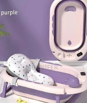 Foldable Baby Bath Tub With Intelligent Temperature Sensor