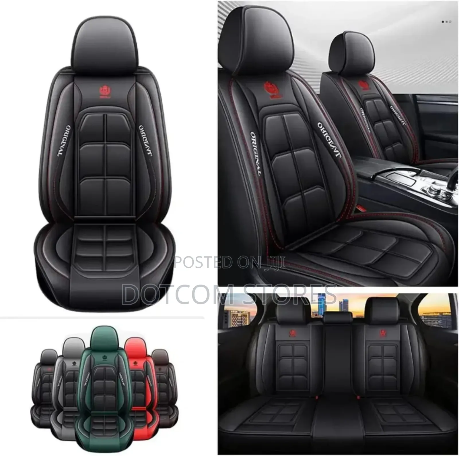 Universal Fit Pu Leather Car Seat Cover Set,