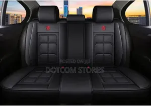Black Polyurethane (Pu) Leather Car Seat Cover Set,