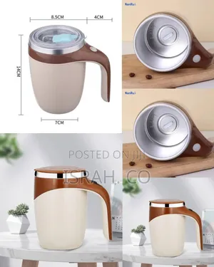 Multifunctional Automatic Magnetic Self-Stirring Cup Travel Mug