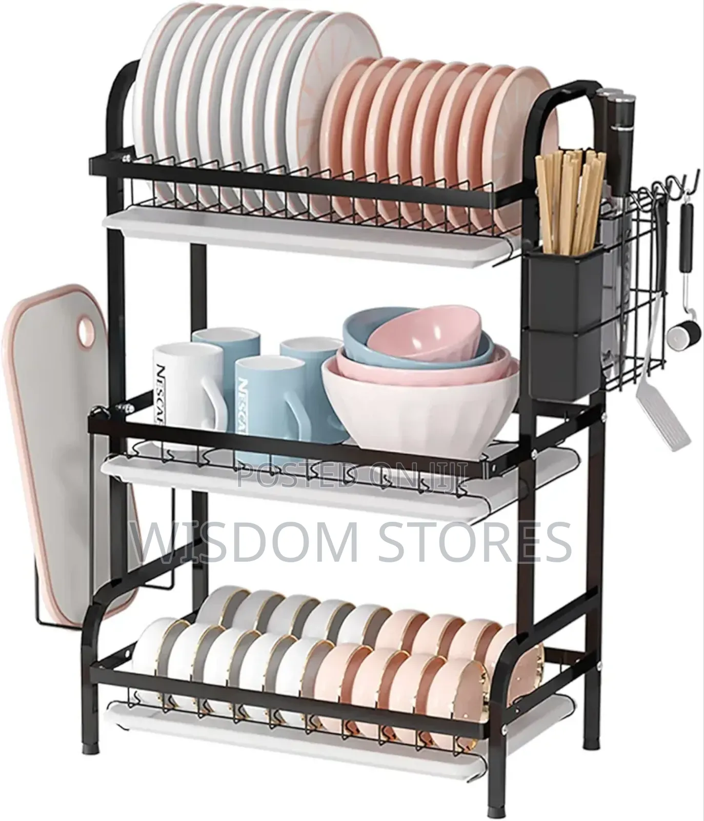 Dish Drying Rack, 3 Tiers