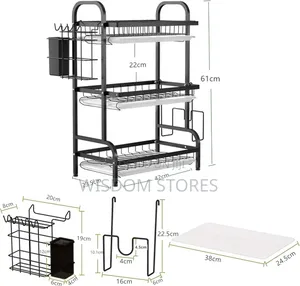 Dish Drying Rack, 3 Tiers