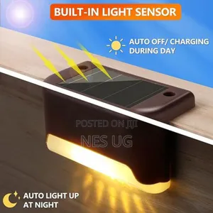 4pcs/Set Solar Led Light Path Garden Walkway Stair Fence Outdoor Light