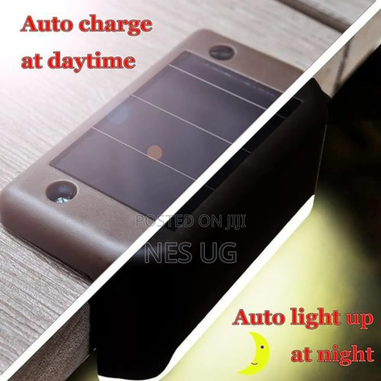 4pcs/Set Solar Led Light Path Garden Walkway Stair Fence Outdoor Light