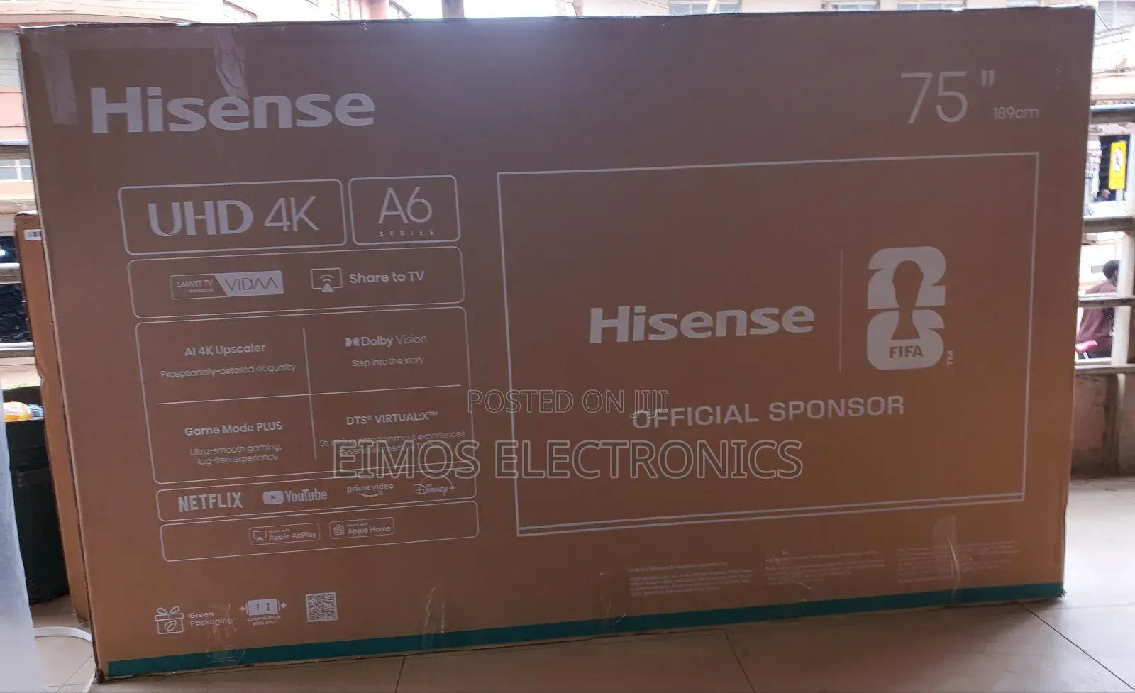 Hisense 75 Inch Smart Vida Operating Systems Tv