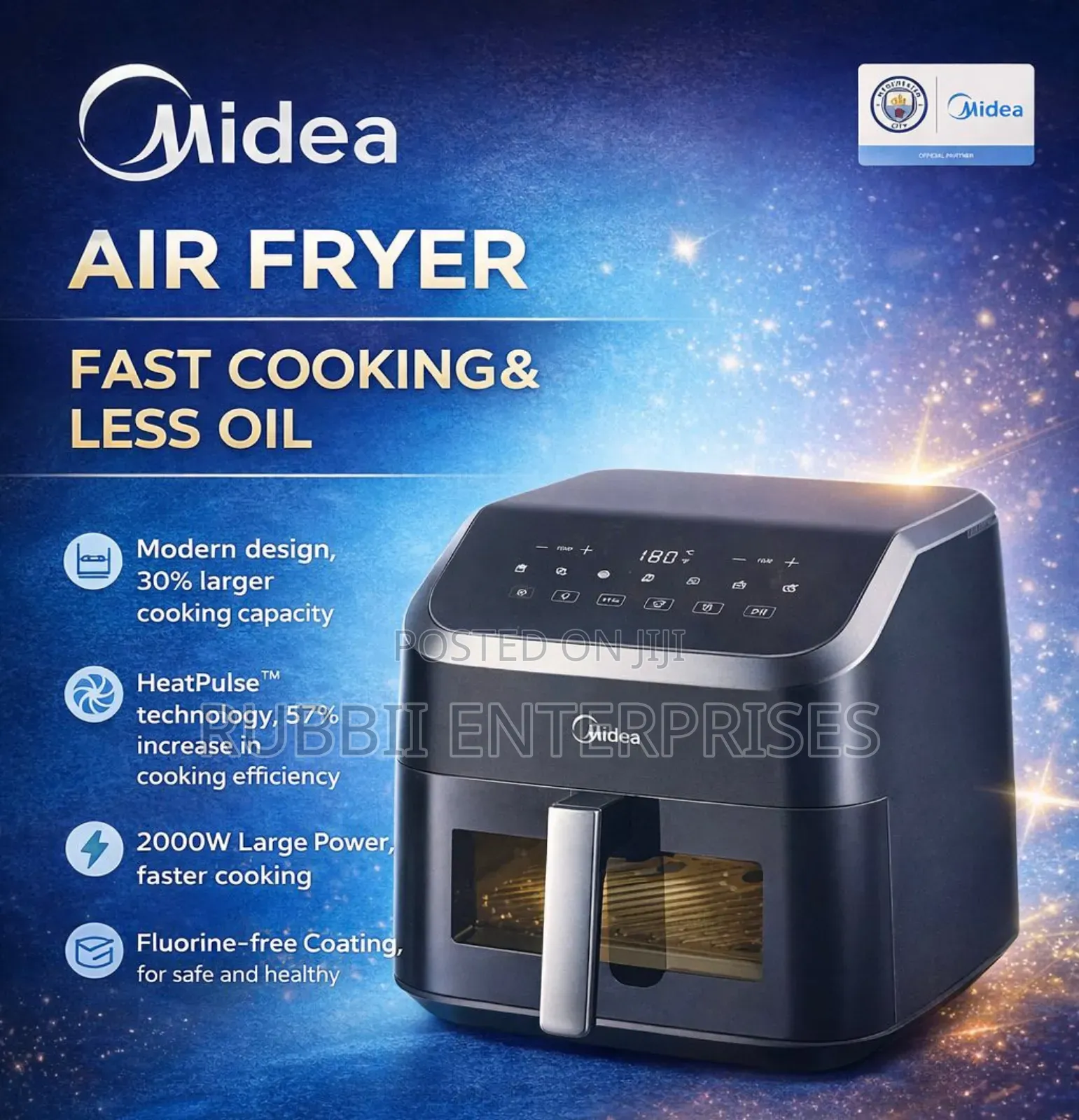 Digital Air Fryer 8.5l ~ Midea