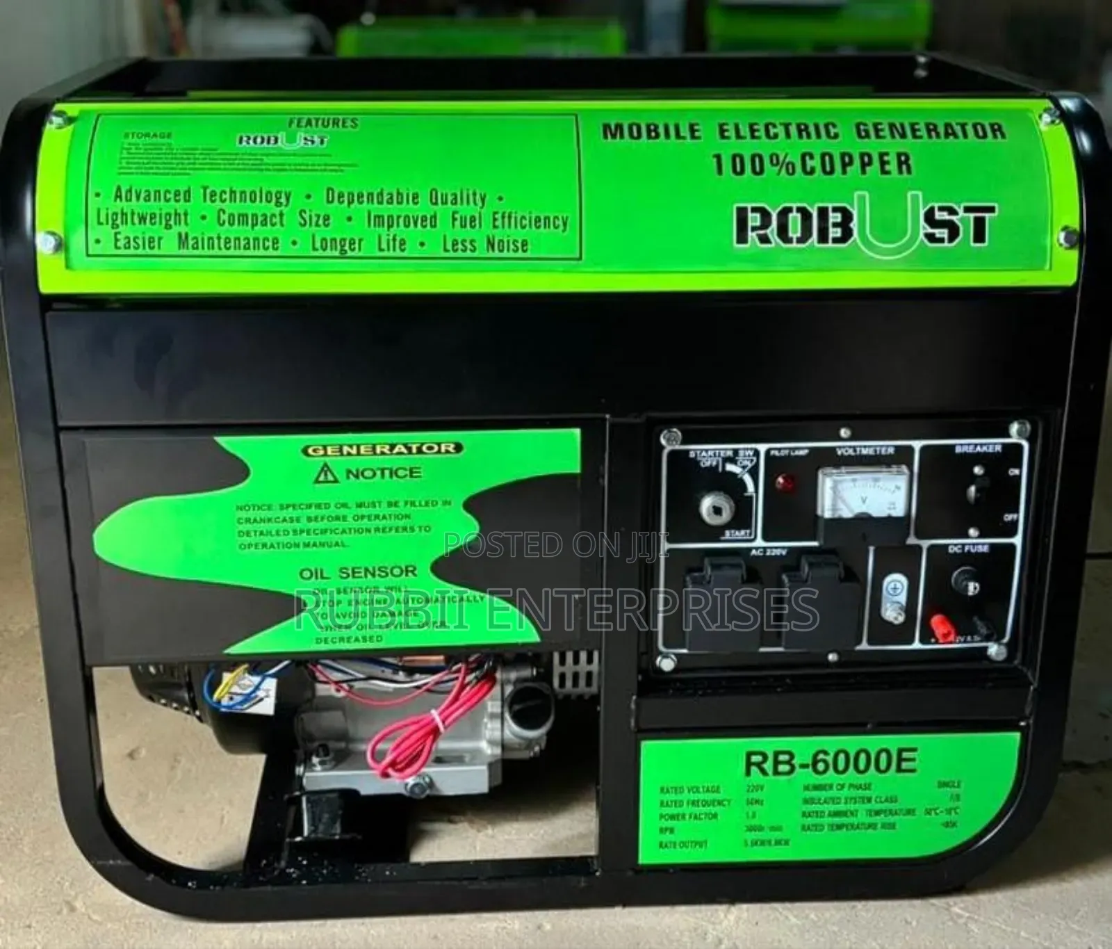 Robust 7kva Petrol Generator