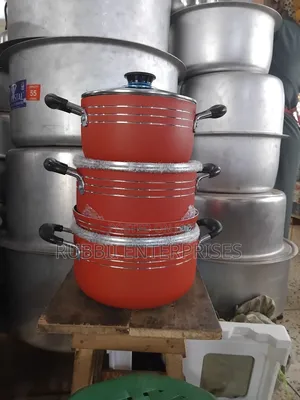Tornado Red Cooking Pots 4pcs