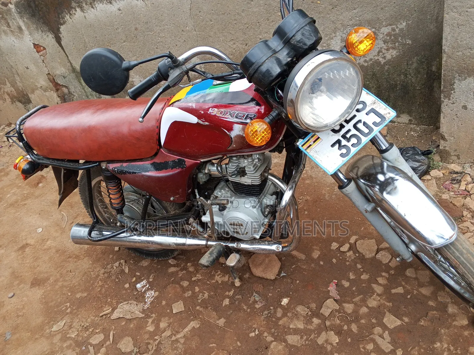 Bajaj Boxer 100 2019 Red